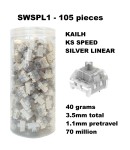 Compra Set 105 Sottotasti Switches Kailh Ks Speed Silver ... Set 105 Sottotasti Switches Kailh Ks Speed Silver ...