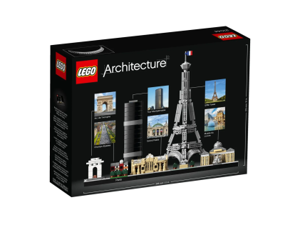 LEGO 21044 Parigi, 649 pezzi, con Torre Eiffel e Museo del Louvre,  Modellismo Monumenti, Set da Collezione Skyline - - Esseshop - Il tuo  Partner in Informatica, PC e Networking