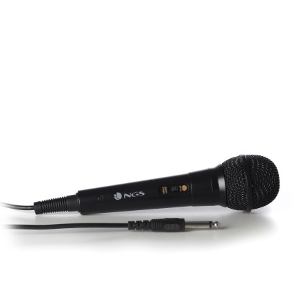 NGS Singer Fire Nero Microfono per karaoke - - Esseshop - Il tuo Partner in  Informatica, PC e Networking