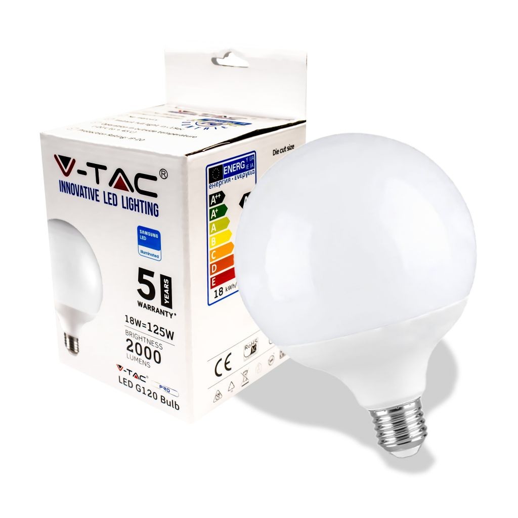 V-TAC PRO Lampadina LED Chip Samsung E27 9W A60 4000K - E27 - Esseshop - Il  tuo Partner in Informatica, PC e Networking