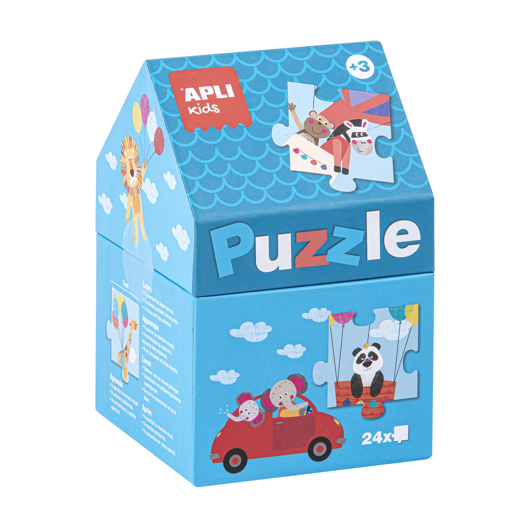 Apli Puzzle Casa per Bambini 24 Pezzi - Dimensione 42x28mm - Pezzi  Resistenti e Sicuri - Sviluppo di Competenze e Abilità - Finitura Lucida -  Colorato - Puzzle - Esseshop - Il tuo Partner in Informatica, PC e  Networking