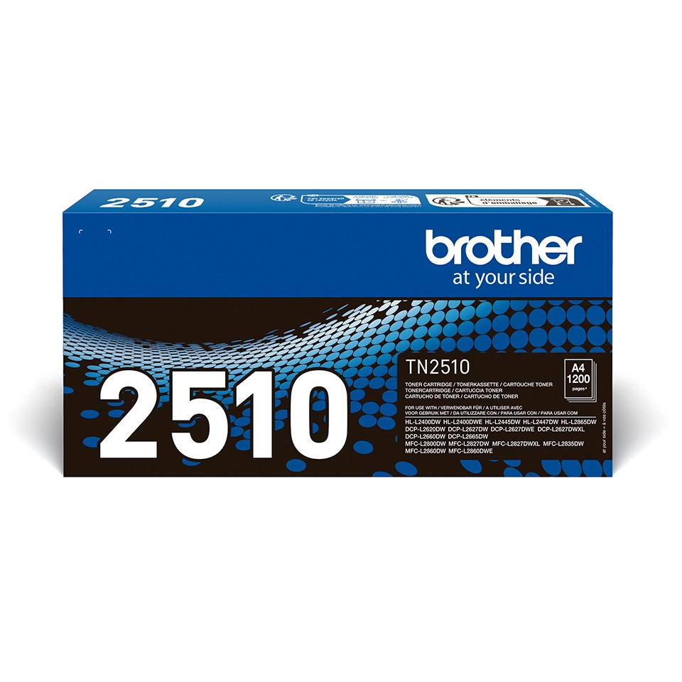 ORIGINALE Brother toner nero TN-2510 2510 ~1200 Pagine mod. TN