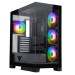Itek Case Showbui 45B - Gaming Tower, Atx, 4X12Cm Argb Fan, 2Xusb3, Type-C, Side Front Panel Te