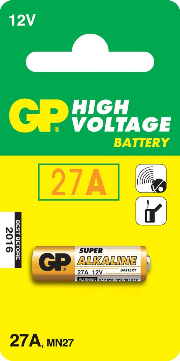 GP Batteries High Voltage 27A Batteria monouso Alcalino - - Esseshop - Il  tuo Partner in Informatica, PC e Networking