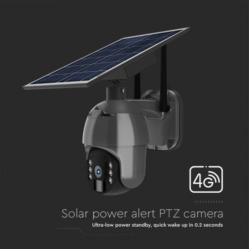 TELECAMERA DI SORVEGLIANZA WI-FI E 4G HD PTZ CON SENSORE DI MOVIMENTO PANNELLO  SOLARE NERA - - Esseshop - Il tuo Partner in Informatica, PC e Networking